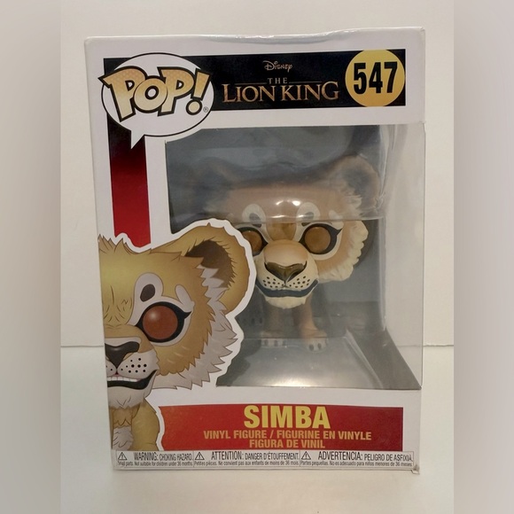 NWT Funko Pop Lion Figure - Simba - Picture 1 of 3